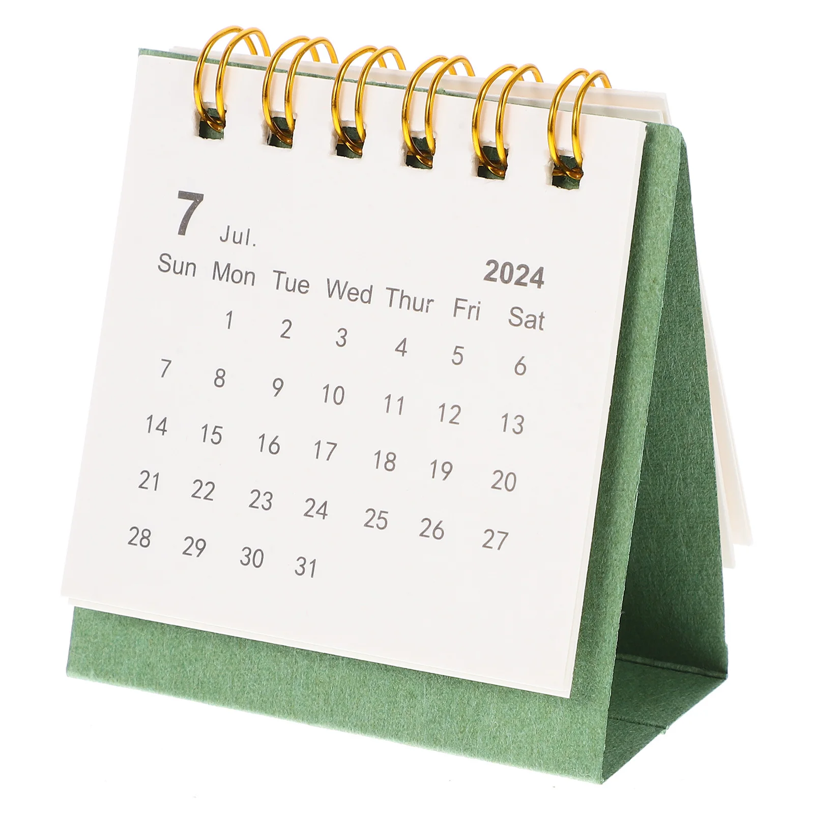 تقويم مكتبي صغير 2024 ورق سميك قابل للطي تقويم شهري قائم للمكتب والمنزل للاستخدام اليومي مخطط جدول الملاحظات