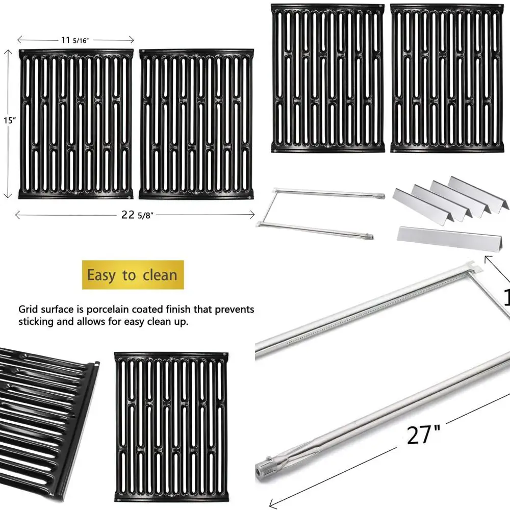 

Weber Genesis Silver & Spirit Grills Replacement Parts: Cooking Grates, Flavorizer Bars, Burner Tubes