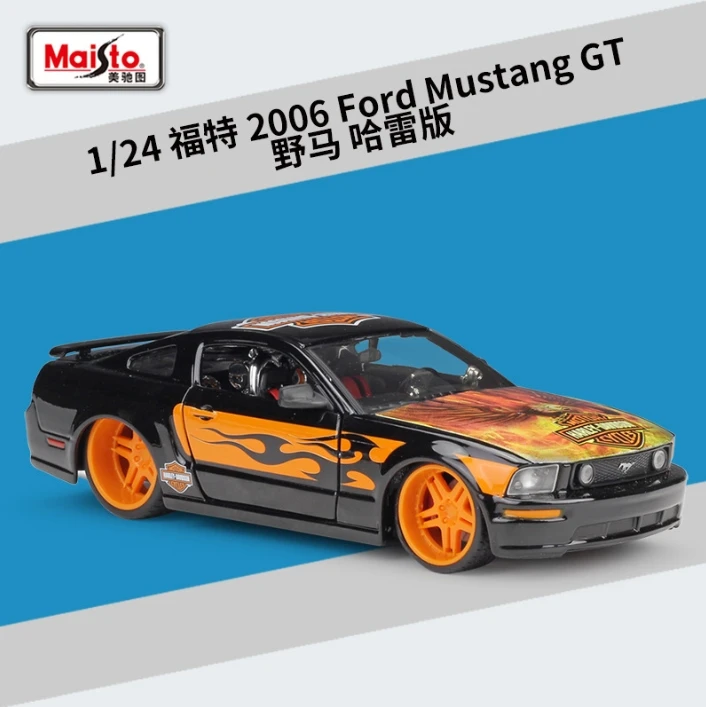 

Maisto 1:24 2006 Ford Mustang GT High Simulation Diecast Car Metal Alloy VW Model Car Toys For Children Gift Collection