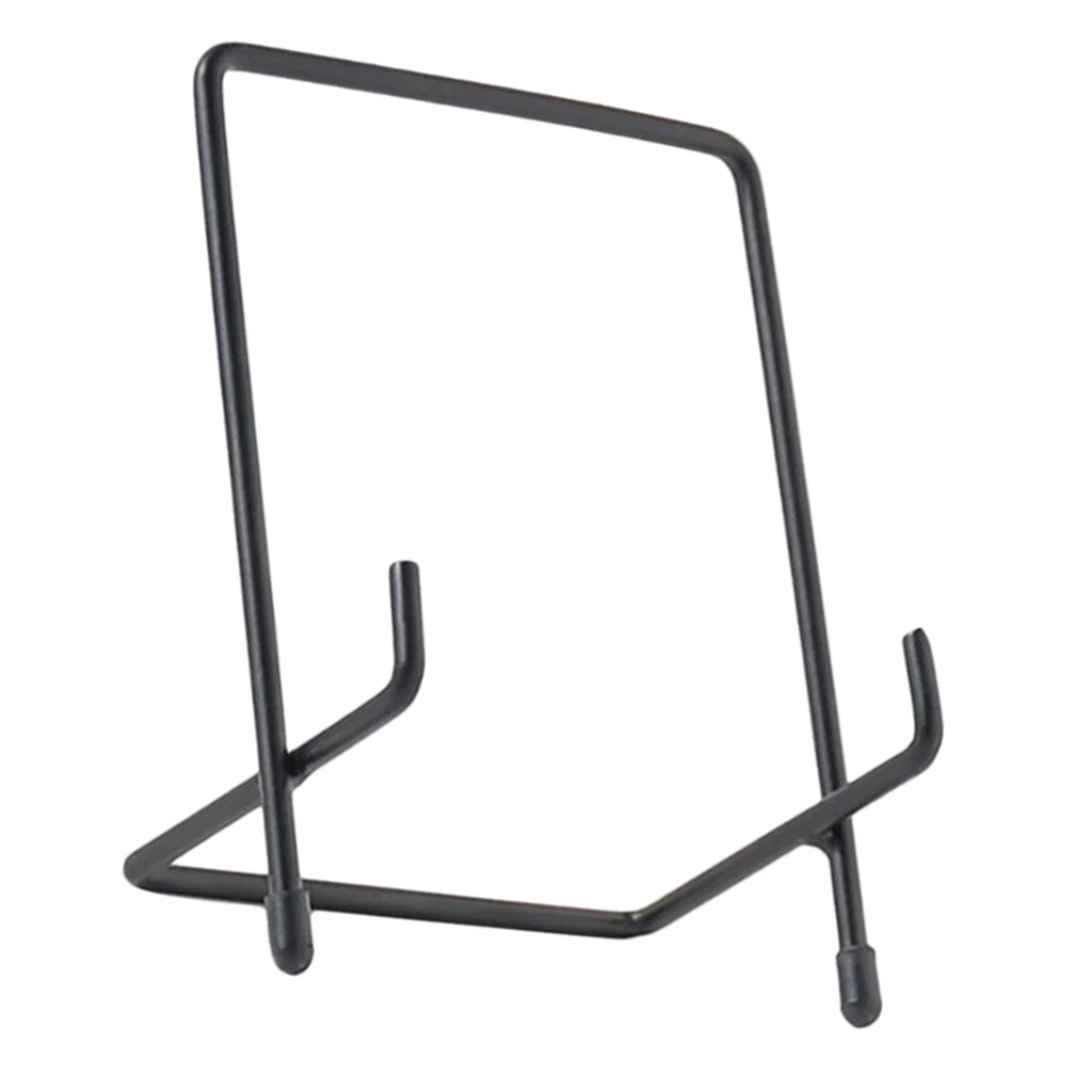 Iron Display Stand, Iron Easel Plate Holder Stand for Home and Office Decoration Display Picture Frames Cookbooks