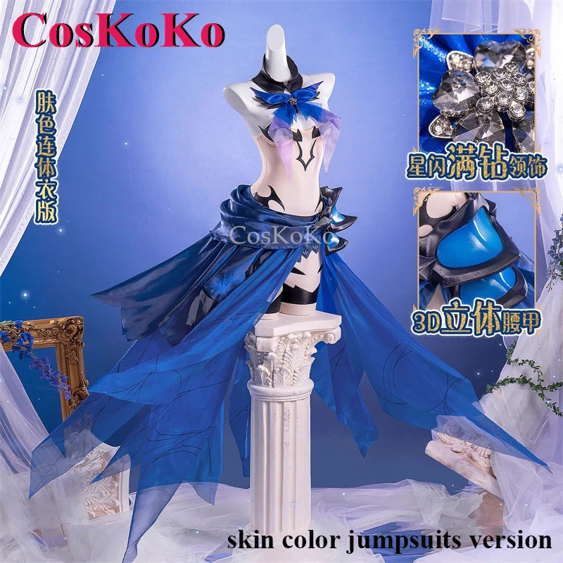 

CosKoKo Tobiichi Origami Cosplay Costumes Anime Date A Live Reversal Elf Sweet Blue Uniforms Halloween Party Role Play Clothing