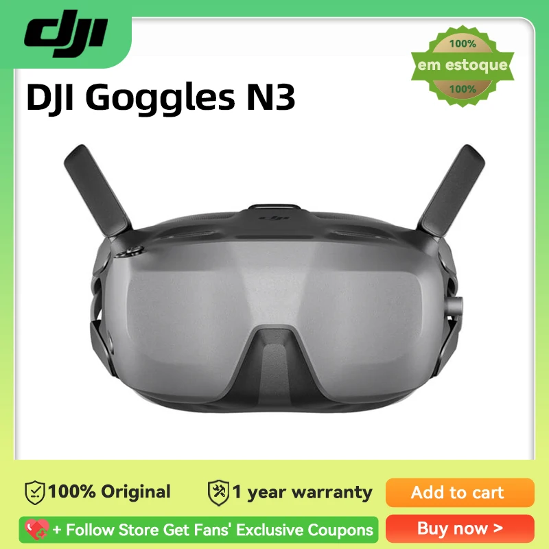 

Очки N3 1080p Сверхширокий экран O4 Fhd Передача видео Ar Cursor 2,7-часовая работа для Avata 2/Neo