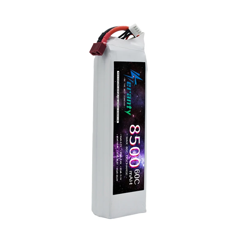 TERANTÍA 8500 MAH 3S batería Lipo para coche RC Drone cuadrirotor barco 60C 11,1 V batería T XT60 XT90 prise