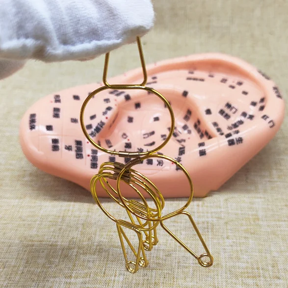Magnetic Ear Acupressure Clip Portable Meridian Point Massager Ear Relaxation Health Care Tool