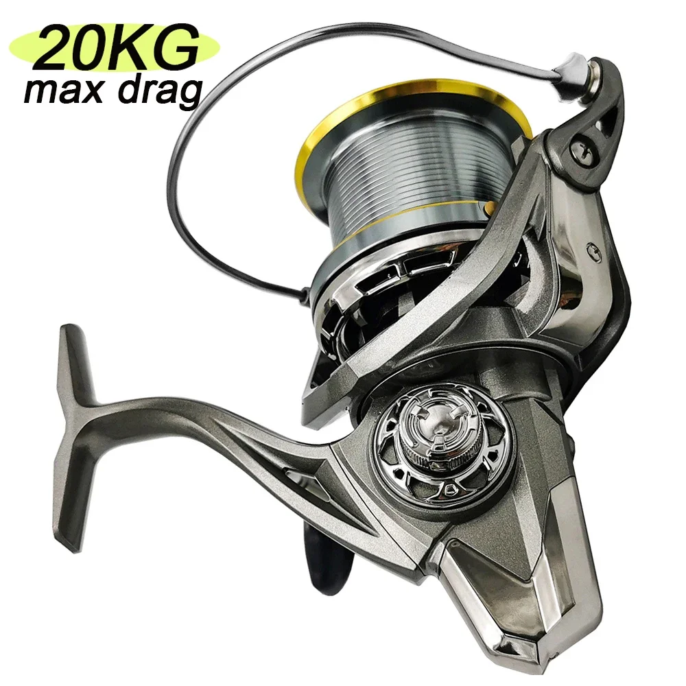 

Big Game Spinning Fishing Reel 8000-14000Sereis 44LB/20KG Max Drag High Gear Ratio 4.8:1 Saltwater Ultralight Surf Fishing Reels