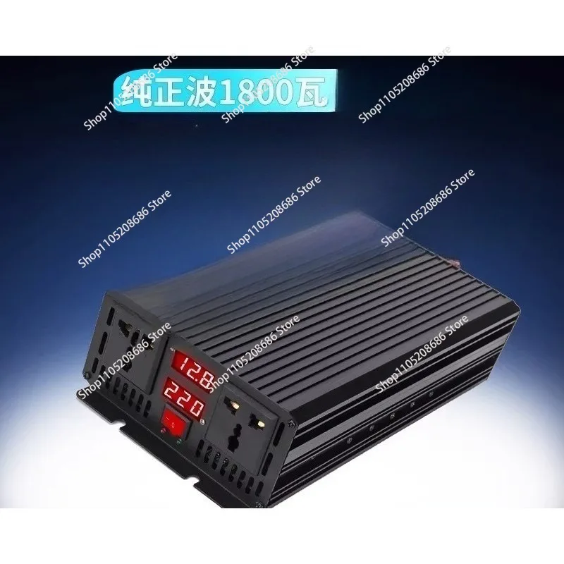 1800W Pure Sine Wave Inverter 24V  To  220V  Solar Power Inverter  Voltage Converter