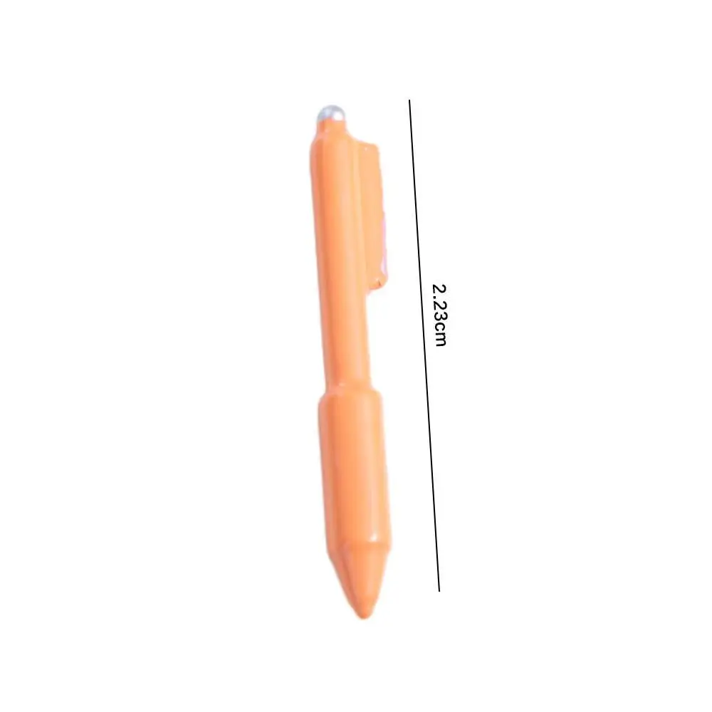 10pcs Study Scene Dollhouse Miniature Ballpoint Pen Simulation OB11 Prop Dollhouse Mini Pen Model DIY Craft Learning