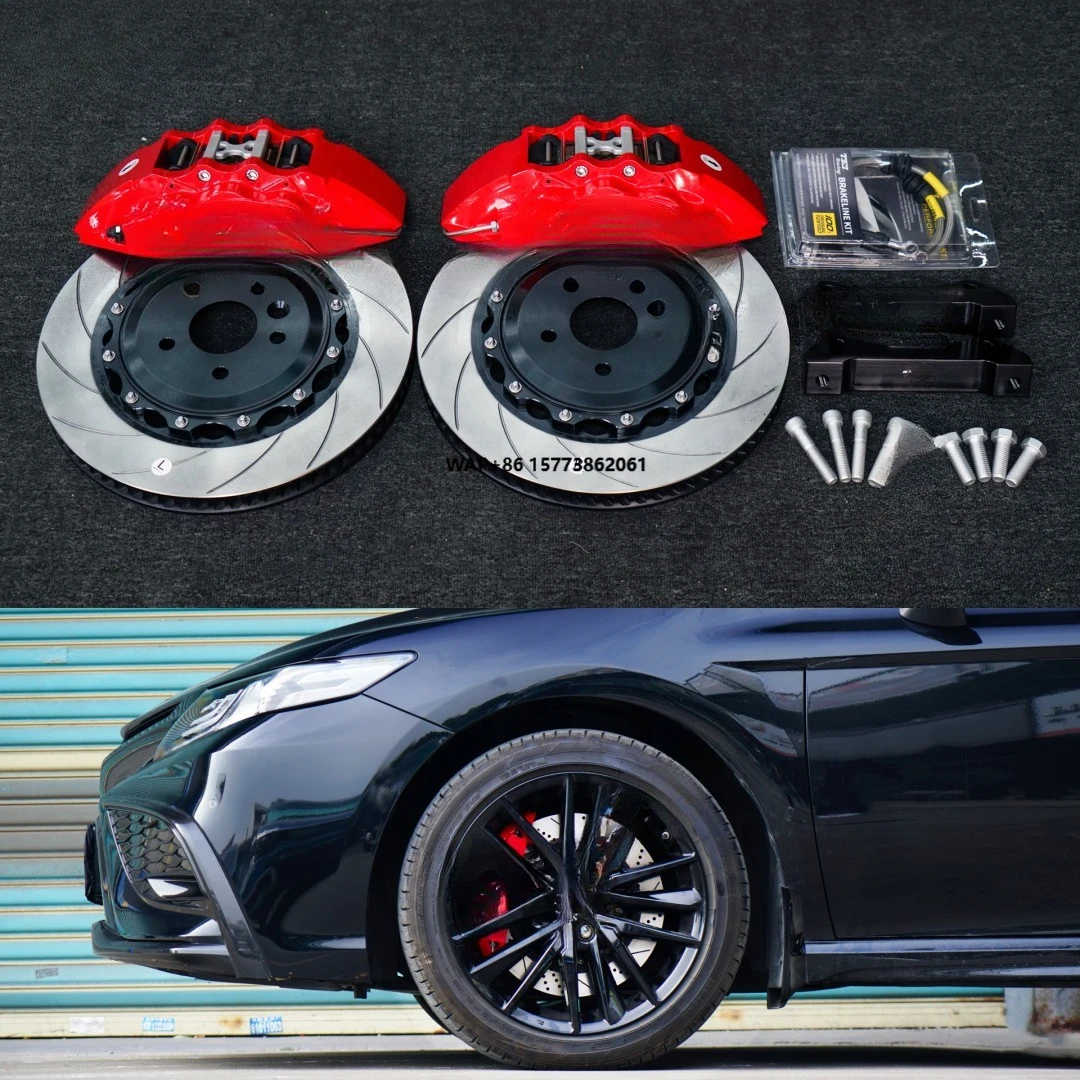 

TEI Racing P60ES Front Big Brake Kit 6 Piston Caliper with 355*32mm Rotor Auto BBK Brake System for Camry 18 Inch Rim