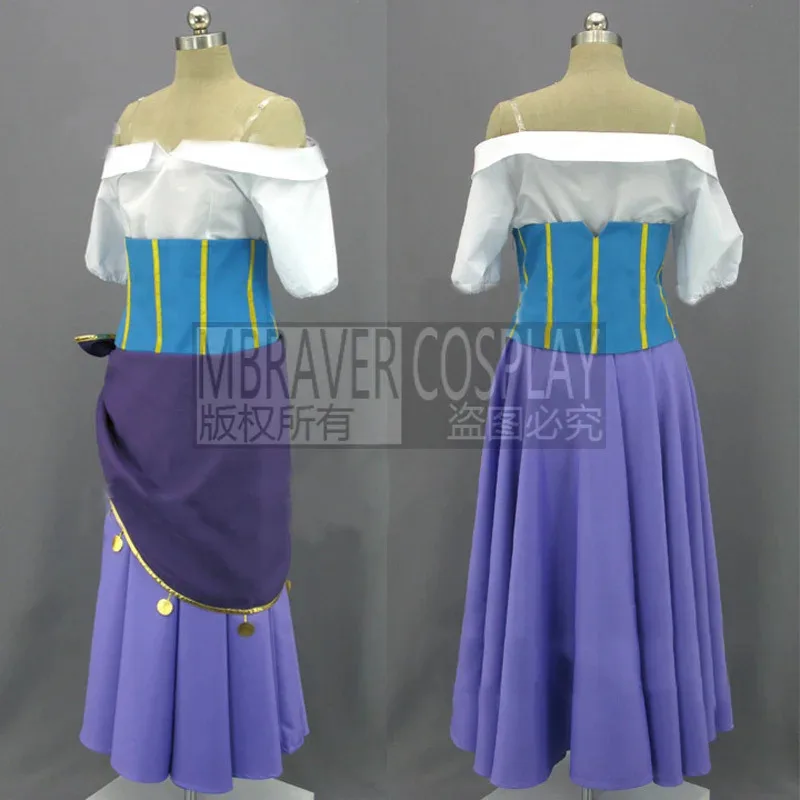 2024 THE HUNCHBACK OF NOTRE DAME Esmeralda Cosplay Costume Dress Halloween