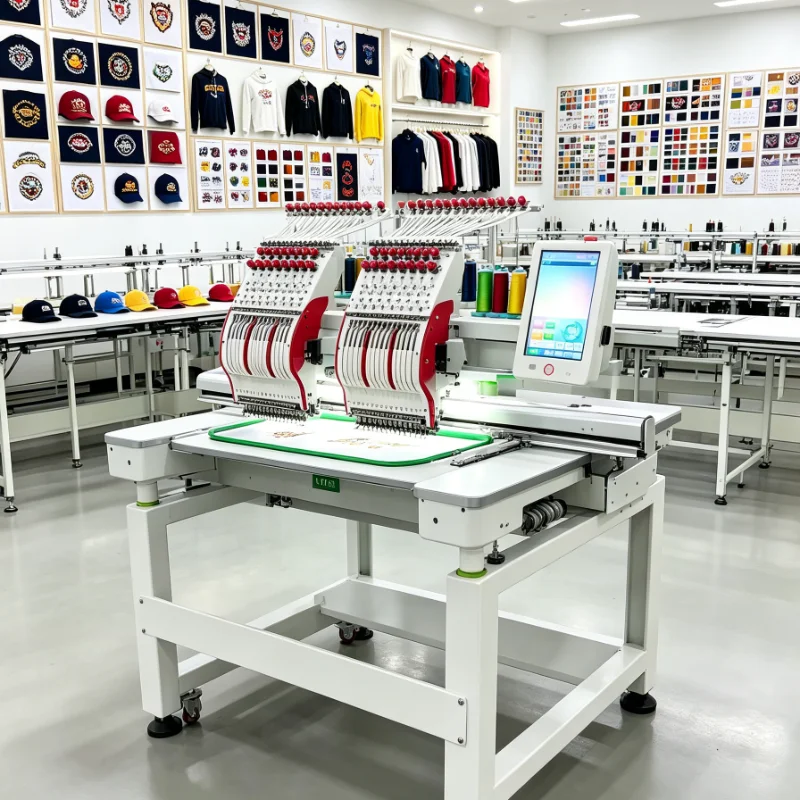 Customized Portable Embroidery Machine Lightweight Easy Operation for Hat Bag and T-Shirt Embroidery