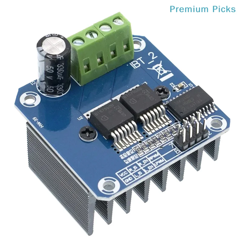 portableBTS7960 43A Double H-bridge High-Power Driver Module DIY Smart Car Current Diagnostic For