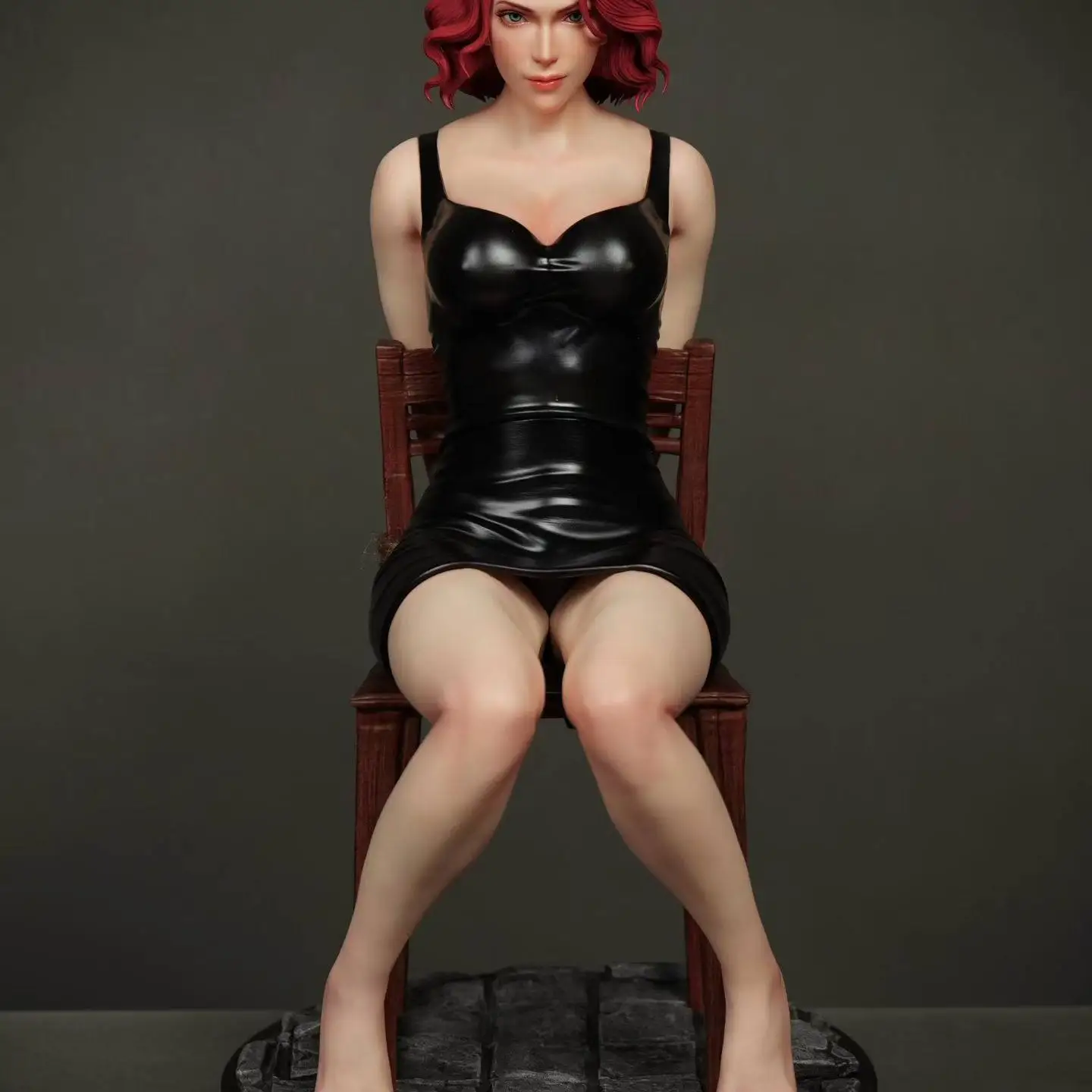 

Marvel Black Widow 1/4 Scale Statue Avengers Female Hero Figure Collectible Model Ornament