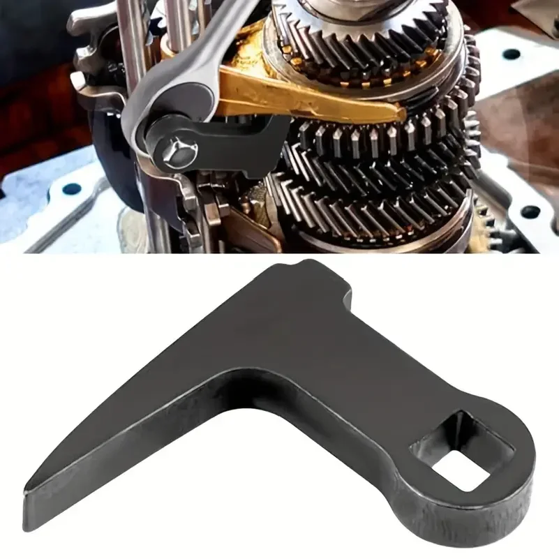 

1/2 Inch Drive 90° Bent Pry Bar Adapter Head - Heavy-Duty Steel Construction Mechanic's Tool, Automotive Repair