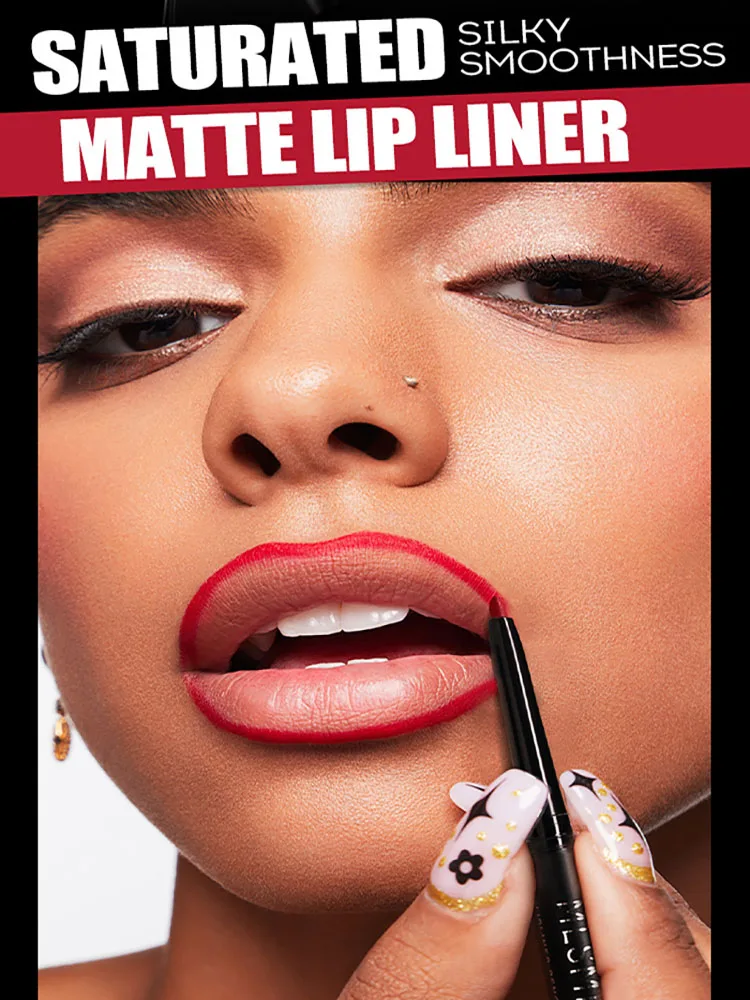 Waterproof Lip Pencil Lipstick Set Velvet Lip Liner Long-lasting Matte Natural Non-fading Lip Contour Lip Profiler Lips Makeup