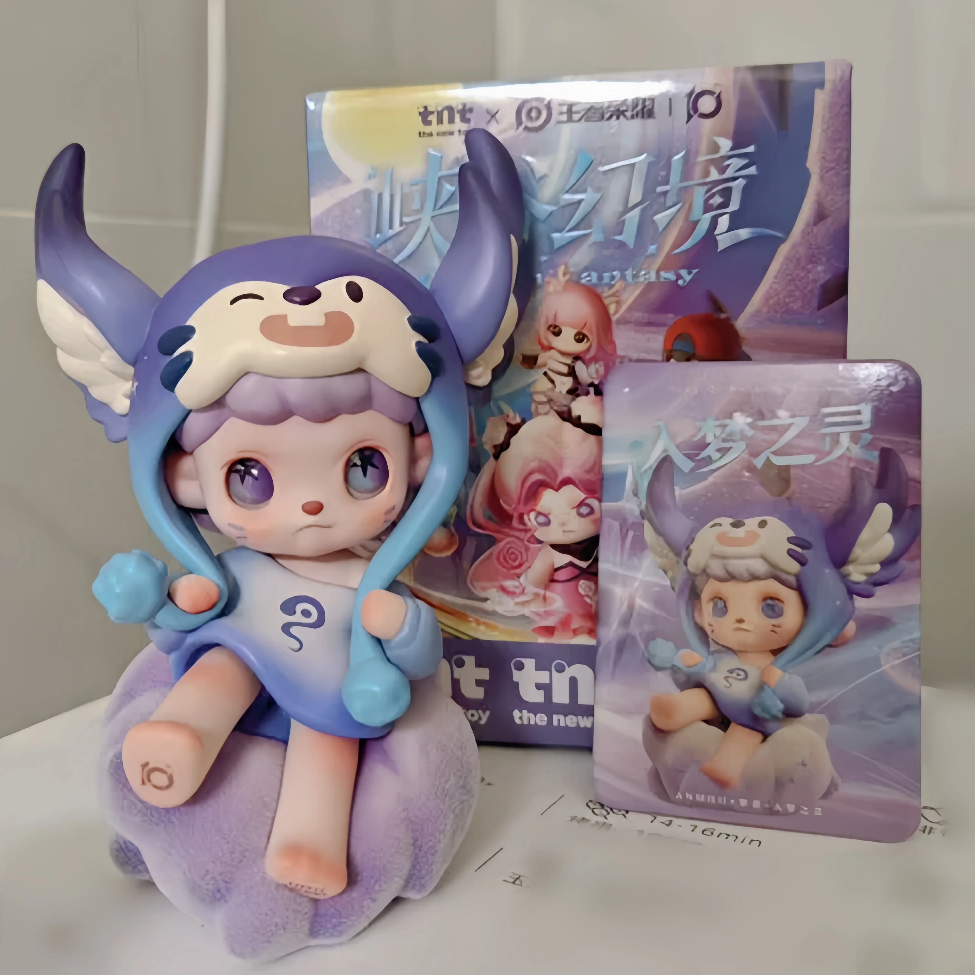 [In Stock] Tntspace Co-Branded Honor Of Kings Canyon Illusion Trendy Toy Blind Box Cute  Anime Figurine Rayan Mystery Box Gifts