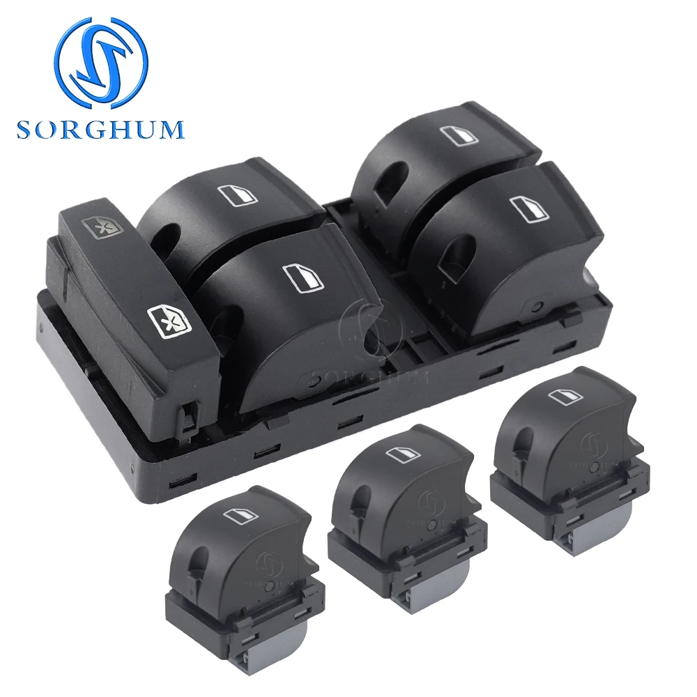 Neue Chrome 4F0959851H Master Fenster Switch Control Taste Für Audi A3 8P A6 S6 RS6 C6 Q7 2004 2005 2006 2007 2008 2009 2010 2011 4F0 959 851F 4F0 959 851A – Detail 13