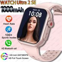 Reloj Ultra K62 hombres mujeres 1000mAh AMOLED 100 + ritmo cardíaco deportivo HD Bluetooth llamada GPS pista impermeable reloj inteligente para iOS Android