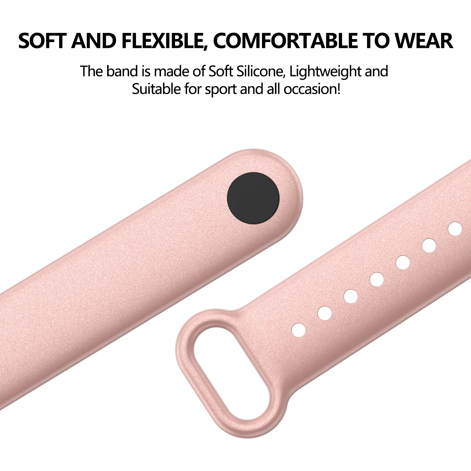 Soft TPU Strap For Xiaomi Mi Band 9 8 7 6 5 4 3 Watchband Wristband Replacement For Xiaomi Miband 9 8 7 6 5 4 Bracelet Accessory