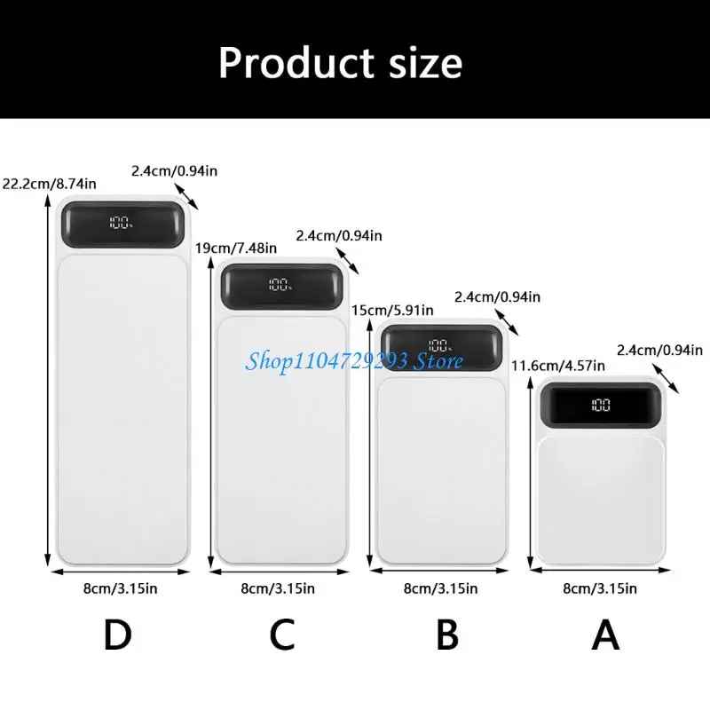 Y2GD Nowelding PowerBank Case Shell para entusiastas bricolaje con protecciones sobrecarga