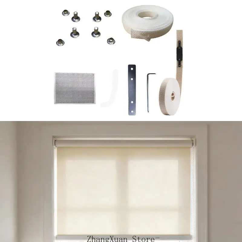 Shade Maintenance Set White Replacement Band with Hardware Parts 3XUF
