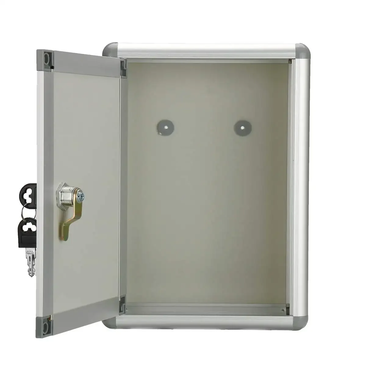 

11-дюймовый настенный почтовый ящик из алюминиевого сплава для хранения почтовых ящиков, открытый запираемый ящик для ключей, почтовые ящики для газетных почтовых ящиков