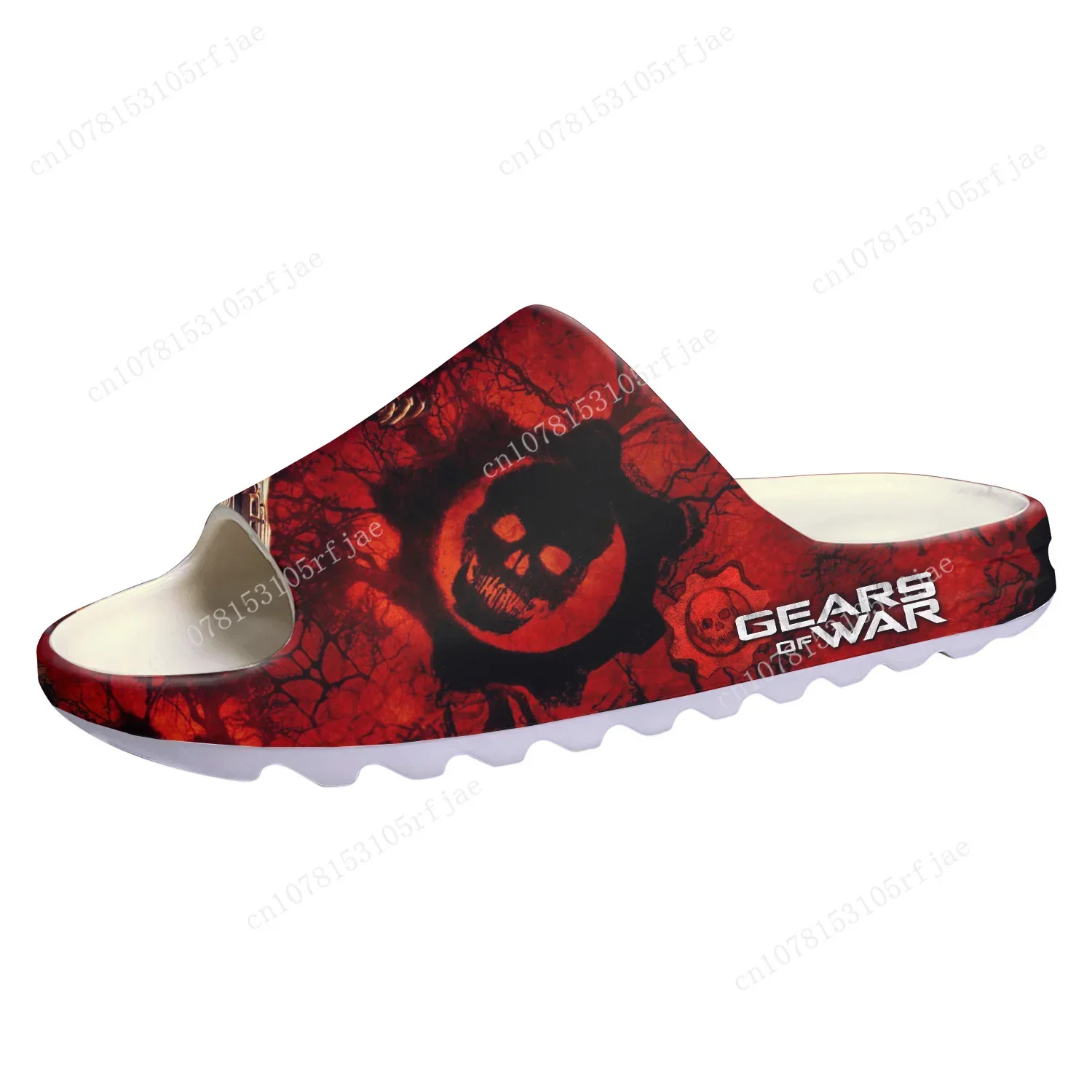 G-Gears O-Of W-War Soft Sole Sllipers Hot Cartoon Game Mens Women Teenager Home Clogs Fashion Custom Water Shoes on Shit Sandals