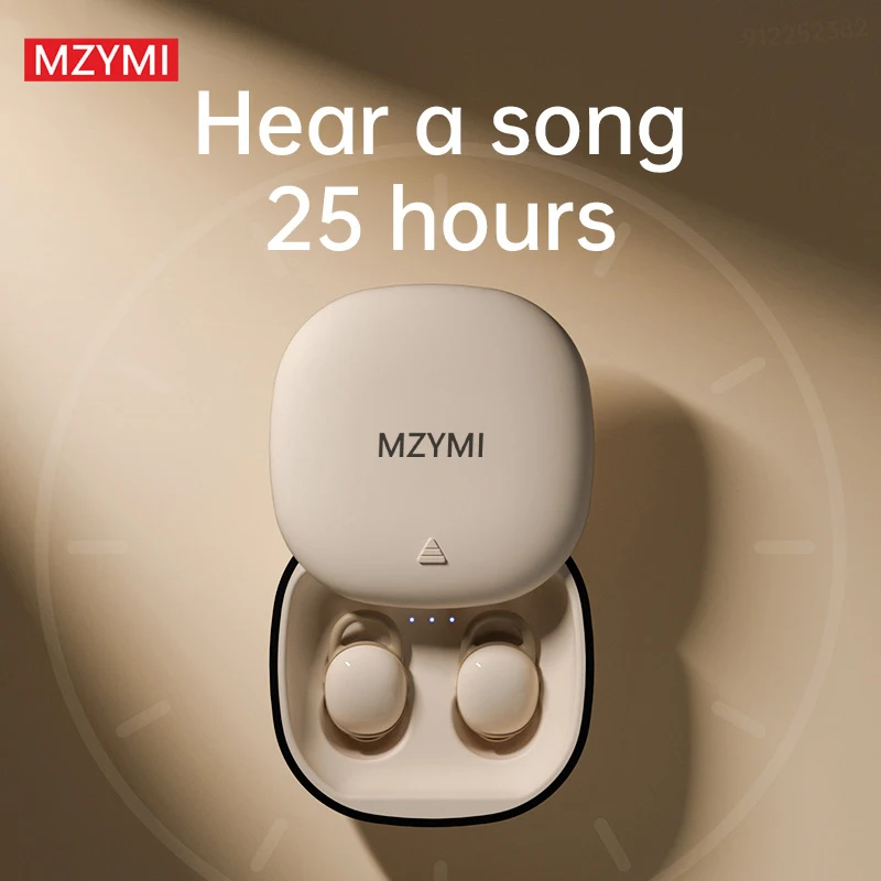 MZYMI Sleep64 Mini Wireless Earbuds Bluetooth Headphones HiFi Stereo Sound In Ear Earphones Noise Reduction Waterproof Headest