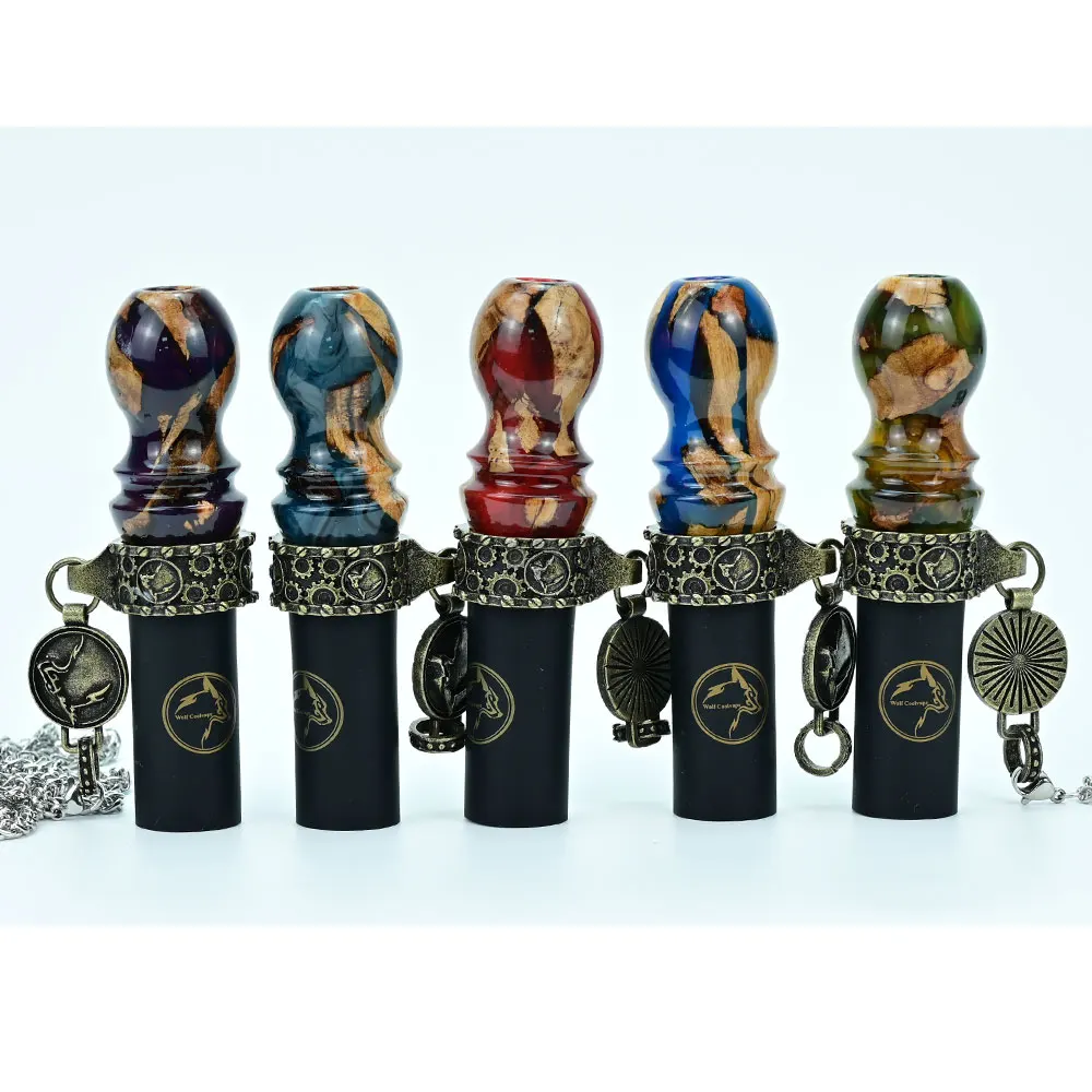 Hookah mouthpieces cigarette holder stabilized wood resin material shisha Chicha Narguile Water Pipe Mouthpieces