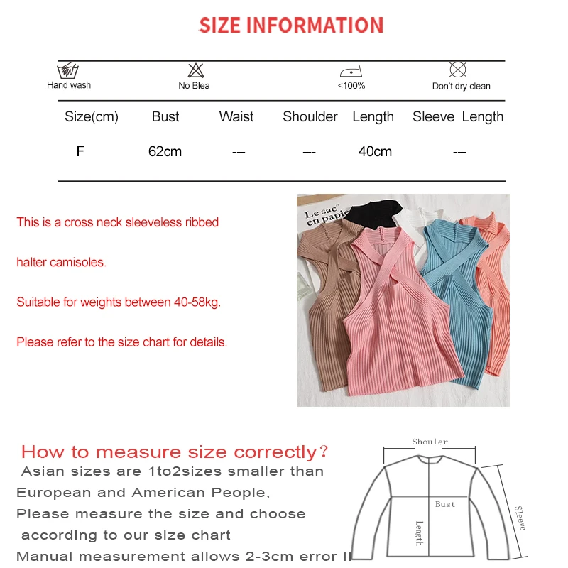 ผู้หญิง 2025 ฤดูร้อนถักคอCrop Topsเซ็กซี่Slim Solid Backlessเสื้อแขนกุดยืดหยุ่นซี่โครงออกแบบชุดชั้นในCamisoles