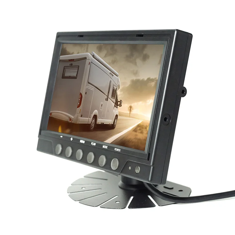 

unique 7 Inch Large Screen Car Monitor for RV Truck Trailer Cargo Van