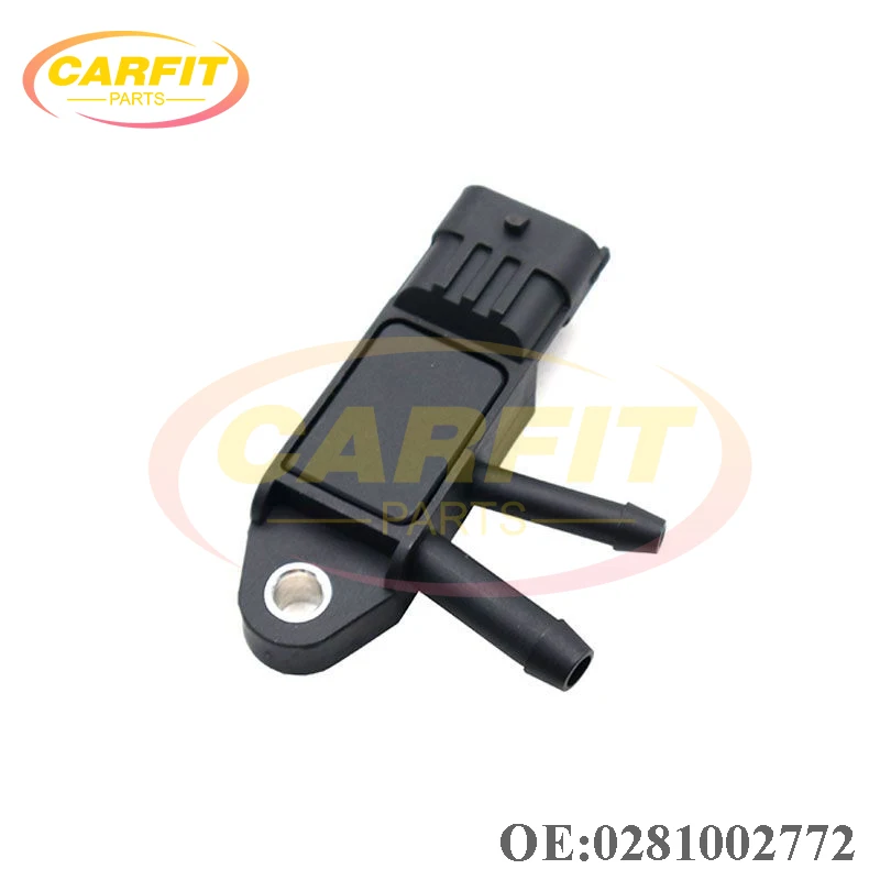 New OEM 0281002772 8200469905 DPF Different Exhaust Pressure Sensor For Renault Nissan Qashqai X-Trail Vauxhall Opel Auto Parts