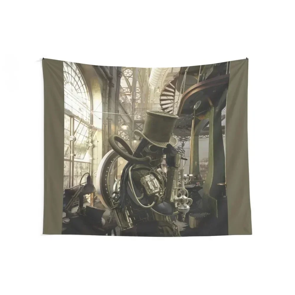 My Secret Steampunk Laboratory Tapestry Home Decoration Aesthetic Decoration Wall Deco Tapestry