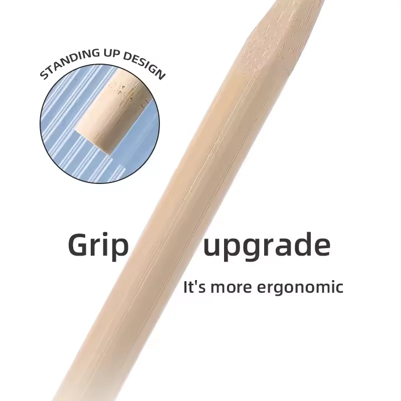 1PCS/4PCS Biodegradable Bamboo Toothbrush for Adult Ultra Dense and 10000 Soft Bristle Environmentally Friendly Natural Material