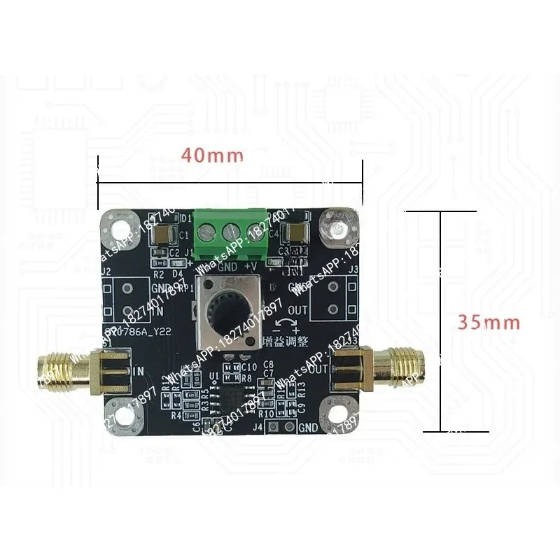 THS4001 High-frequency operational amplifier module Voltage-type feedback in-phase amplifier multiple is adjustable