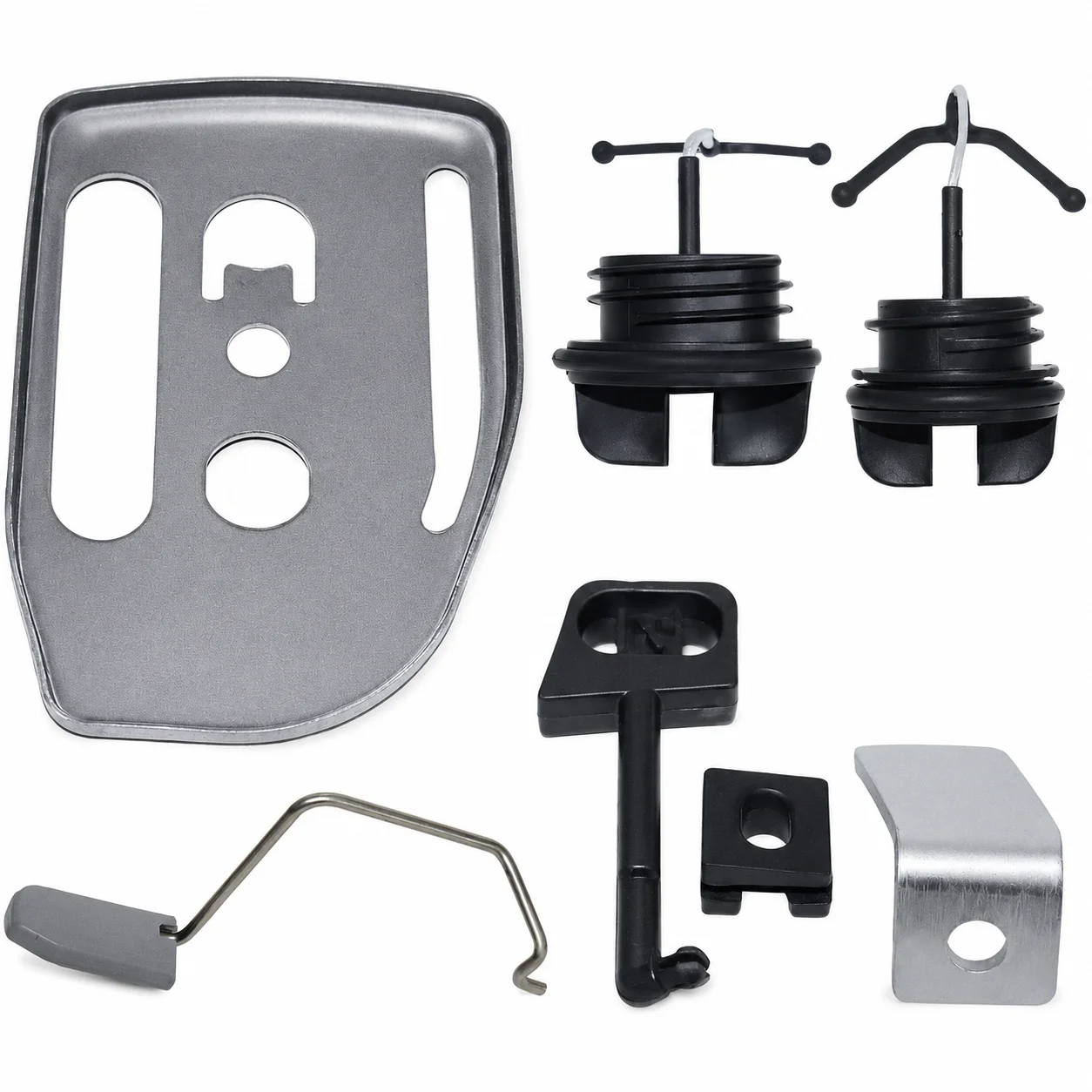 Fuel Oil Tank Cap Throttle Choke Rod Chain Catcher Bar Plate For Husqvarna 136 137 141 142 Chainsaw Replace 501765602 530029850