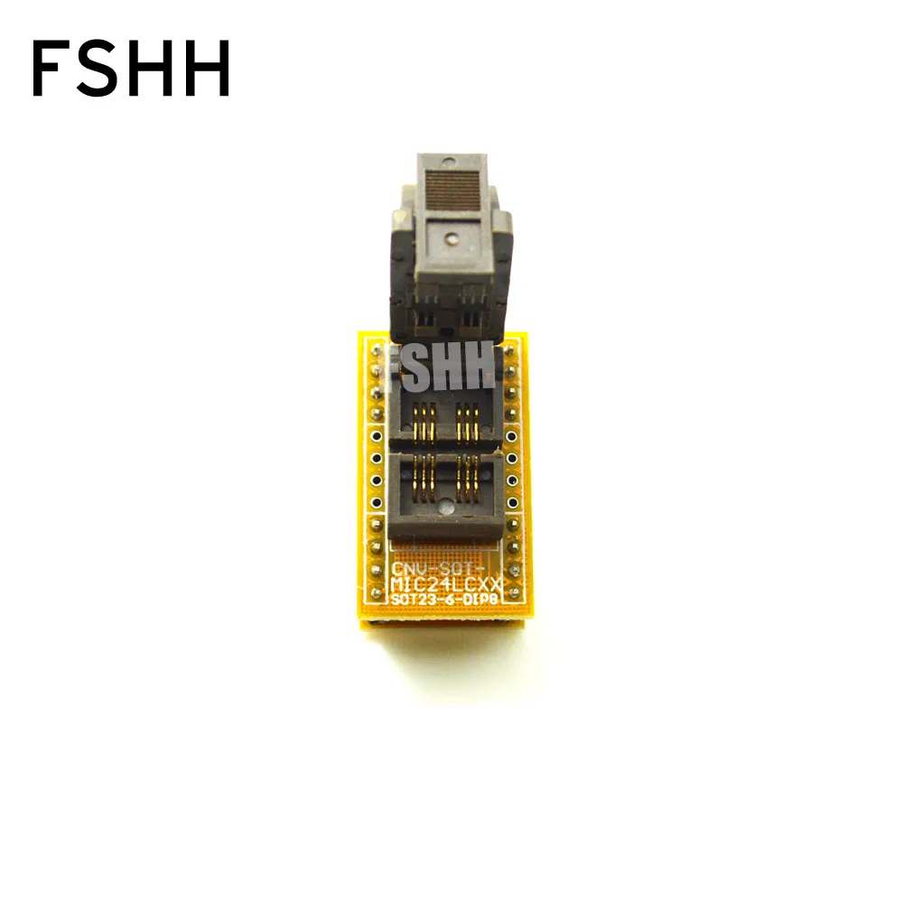 SC70 SOT23 to DIP8 Programmer Adapter for 24xx 93xx eeprom test socket SOT23 SOT23-6 Apply to CH2016 CH2015 Programmer