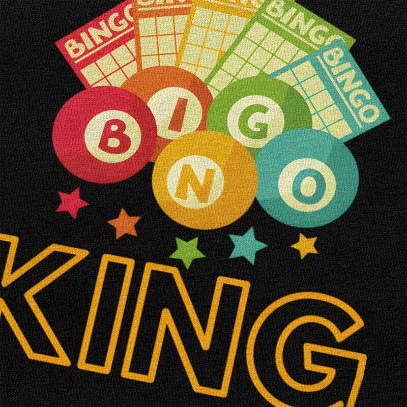 مخصص البنغو الملك تي شيرت الرجال 100% القطن تيز بلايز ملابس بأكمام قصيرة تي شيرت الملابس