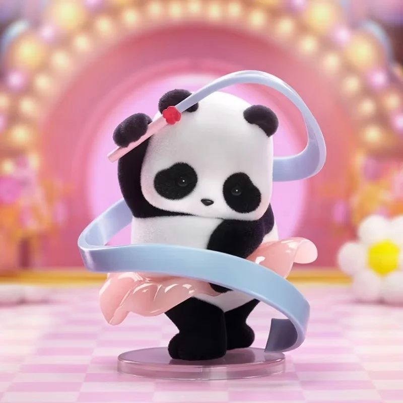 Scatola cieca Genuino Panda Roll Chubby Ballet Stage Play Series Scatola misteriosa Ragazza Cuore Panda Ornamento Kawaii Indovina Borsa regalo