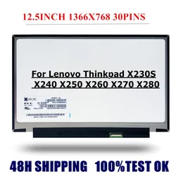 HB125WX1-200 B125XTN01.0 HW0A M125NWN1 R1,R0 12.5 Inch 30PINS Slim TN HD For Lenovo Thinkpad X230S X240 X250 X260 X270 X280 LCD