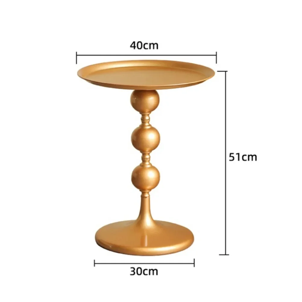 Nordic Coffee Table Modern Balcony Small Round Table Living Room Sofa Storage Rack Bedroom Bedside Desk Furniture Decoration