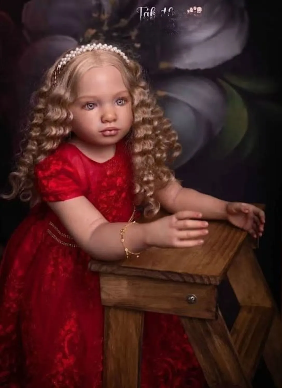 42'' Light Tanned Skin Tone Aloenka Reborn Doll Finished Princess Girl Toddler  Rooted Hair Gifts