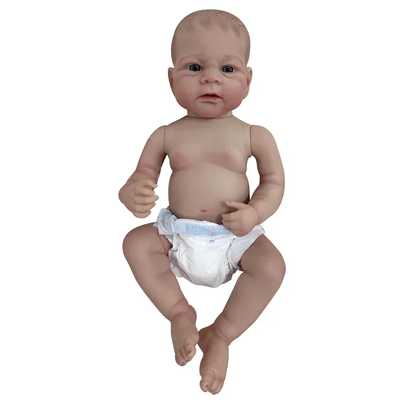 

19 Inch 48cm Full Vimyl Body Lifelike Girl Doll Elijah 3D Skin Visible Veins