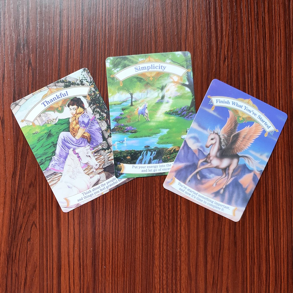 Magical Unicorn Oracle Cards Deck 44 Cards Deck