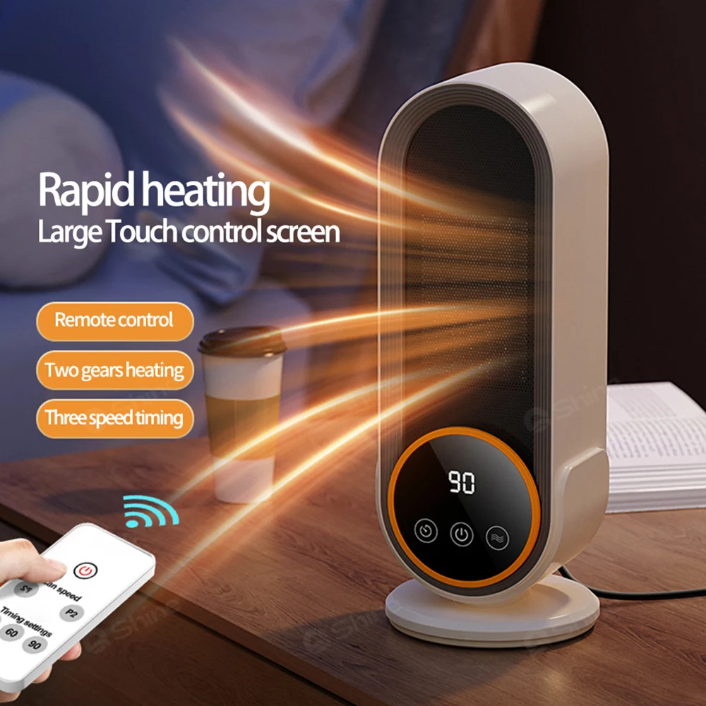 1 قطعة الاتحاد الأوروبي الجدار التوصيل 1200 واط سخان كهربائي محمول مع جهاز التحكم عن بعد وتوقيت 3 مستويات وشاشة التحكم باللمس للاستخدام المنزلي #2