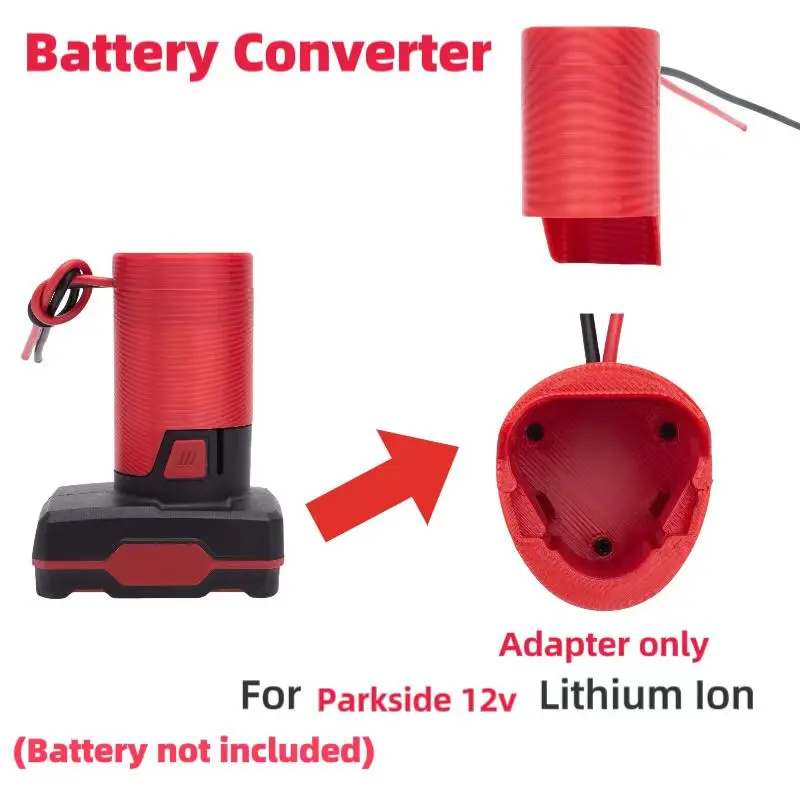 para Lidl Parkside 12v Li-ion Bateria Conector Adaptador de Saída Faça Você Mesmo 14awg Somente Adaptadores