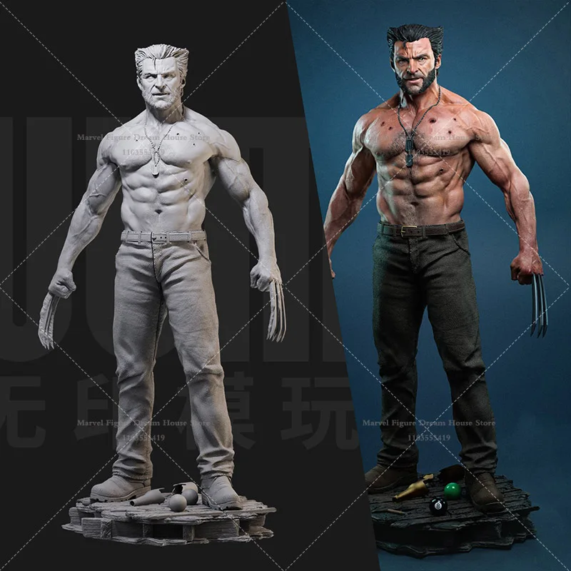 1/24 1/18 1/10 Scale Marvel X-Men Immortal Strength Mutant Person Wolverine Fantasy Action Film 3D Resin Un-panited Male Model