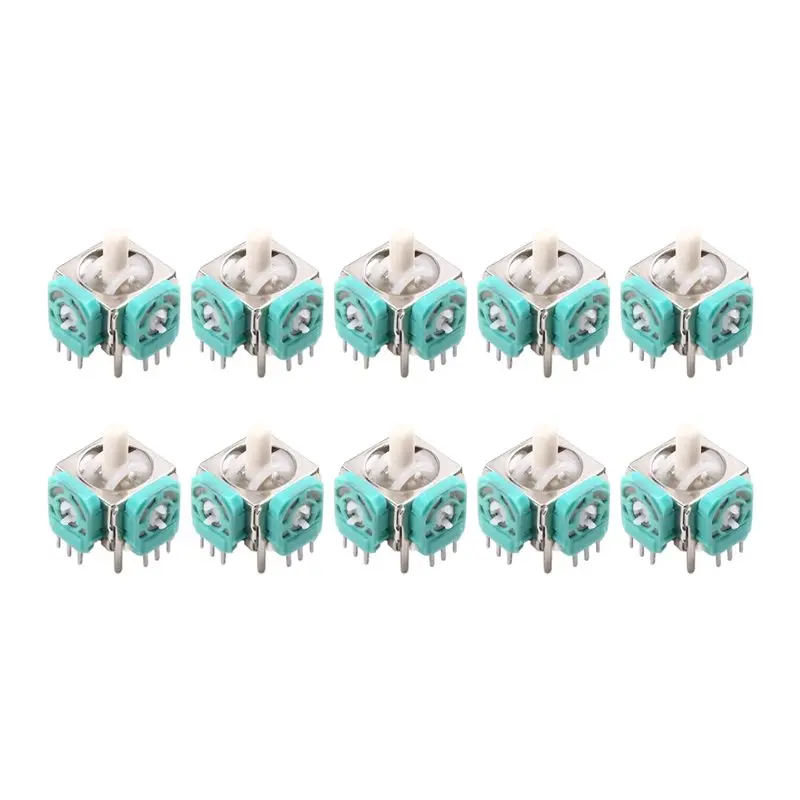 

2025 New-10PCS 3D Analog Joysticks Sensor Module Stick Replacement Repair Parts Game Parts For NGC Gamecube Controller