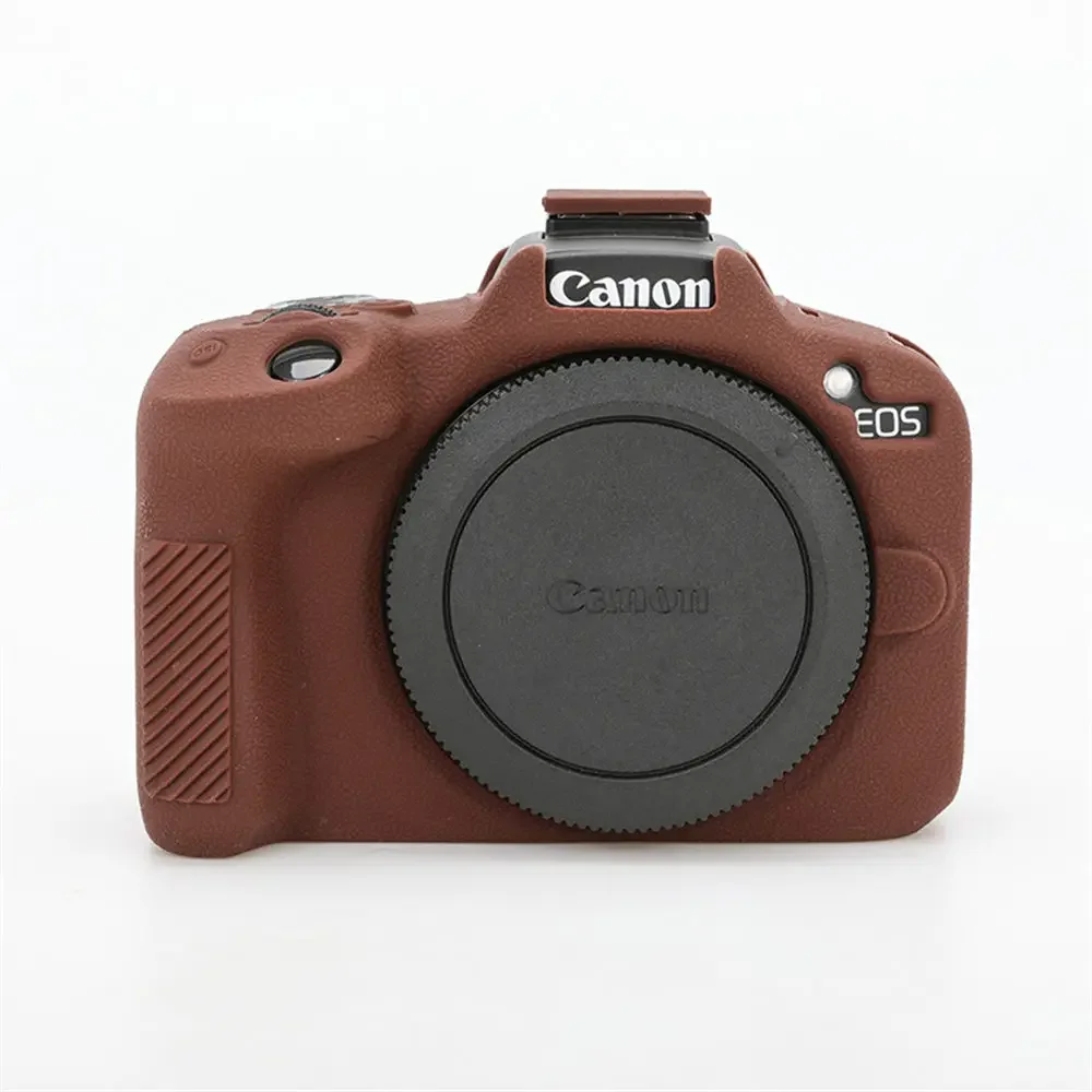 Litchi Pattern R50 Soft Silicone Case Armor Camera Body Cover For Canon EOS R50 EOSR50 Digital Camera Skin