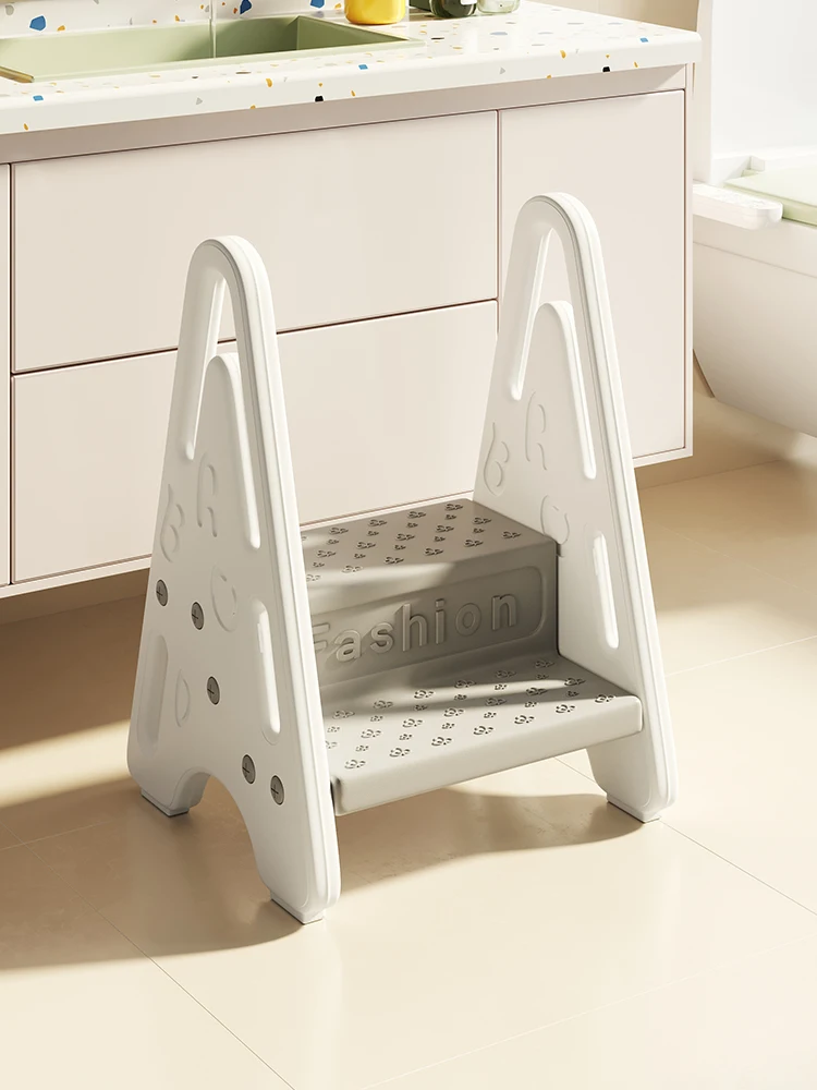 Baby wash ladder, children's foot stool, washstand, foot stool, toddler step height, handrails, toilet mat