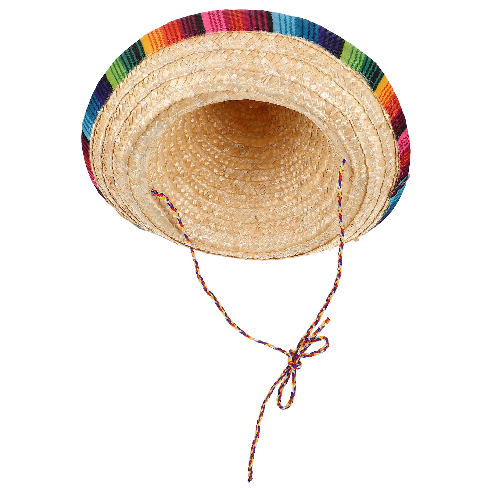

Mexican Sombrero Hat 43 Cm Large Straw Party Hat For Carnival Fiesta Costume Accessory Beige Lightweight Breathable
